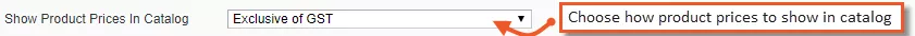 Choose how product price to show in catalog