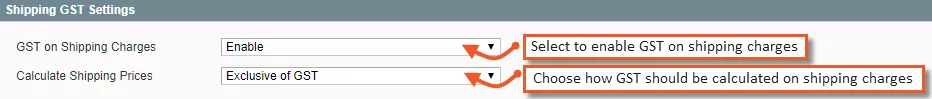 7 Shipping GST Settings