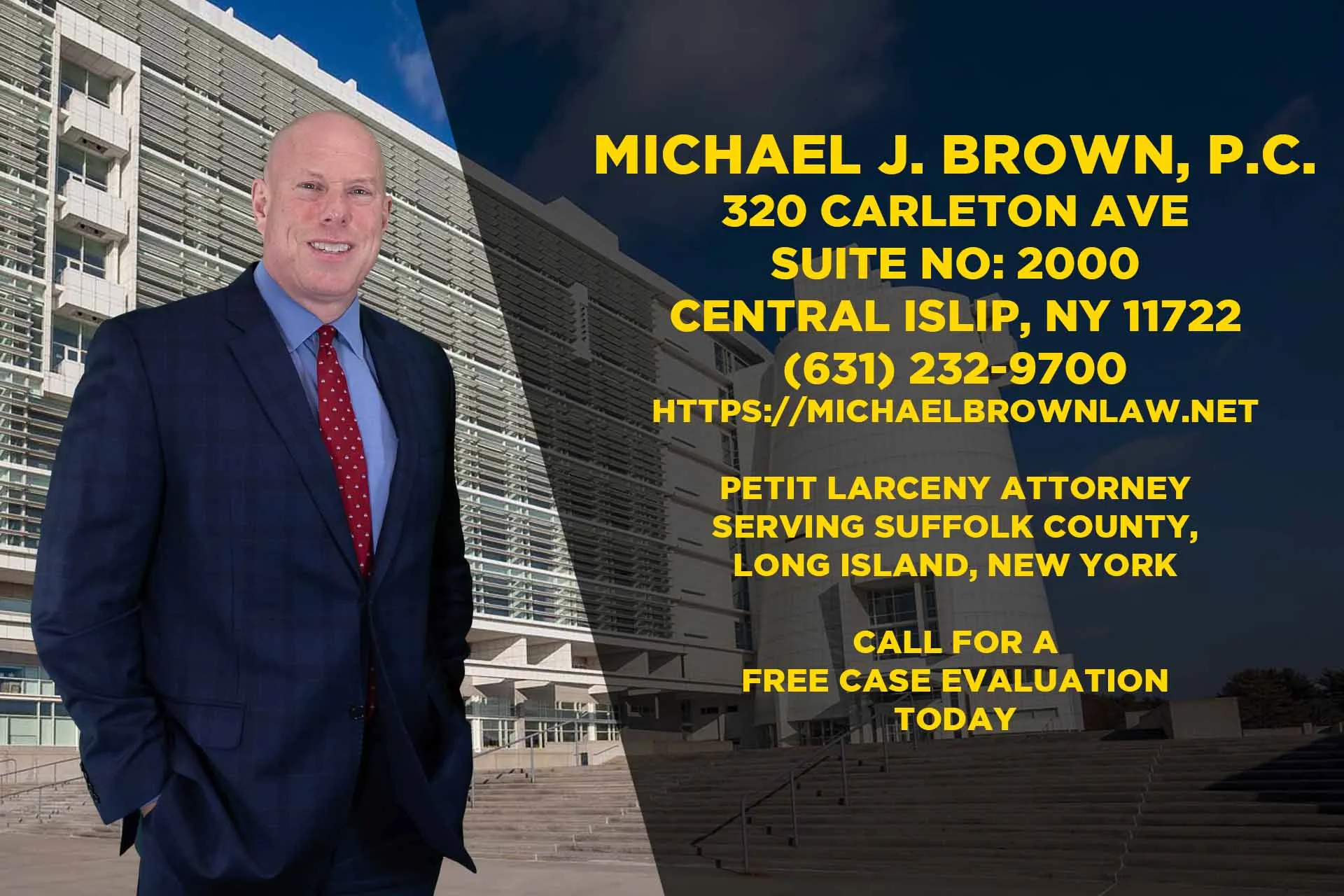 MichaelBrownPetitLarcenyAttorneySuffolkCounty