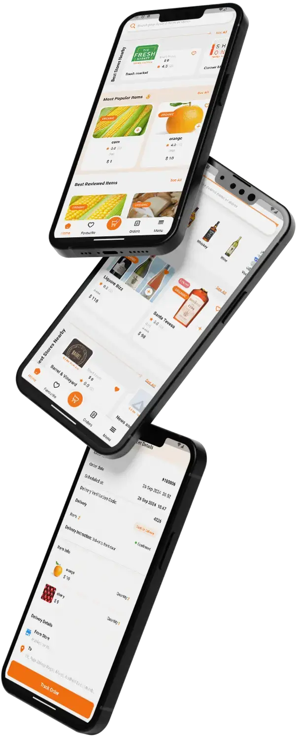 Swiggy Clone 8 Swiggy Clone Triple View Screen.