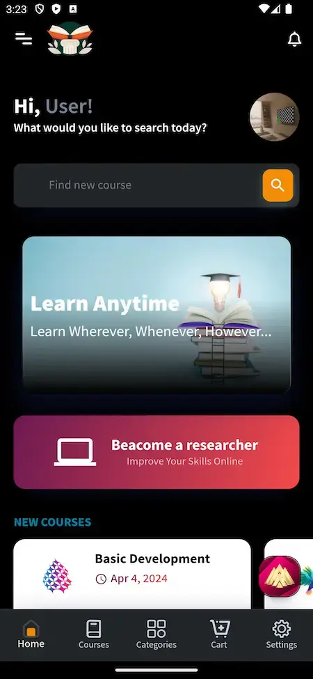 Byju's Clone 21 Discover and enroll in new courses with Byjus platform.