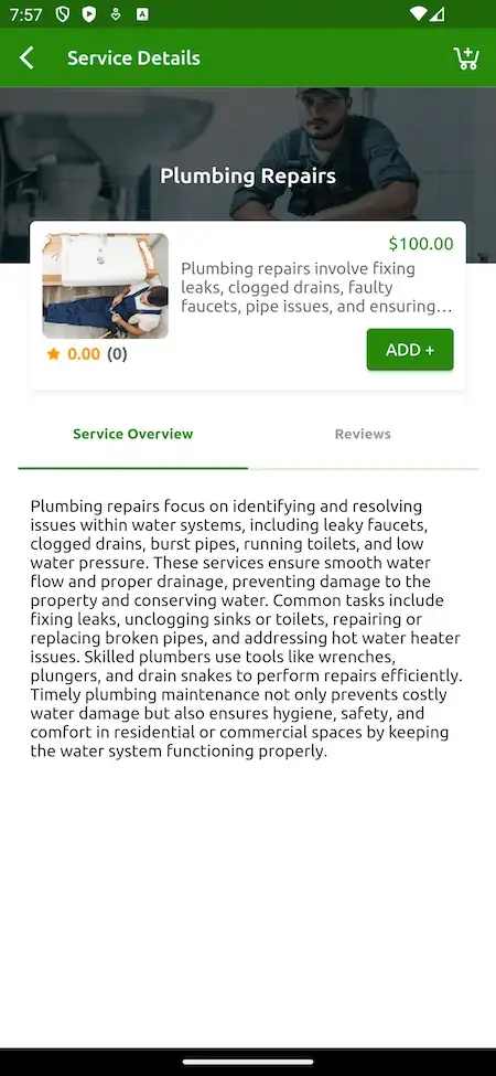 Thumbtack Clone 21 Thumbtack clone service details Summary Screen