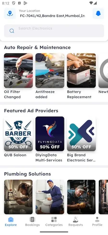 Uber for X 23 Uber for x clone auto repair Summary Screen