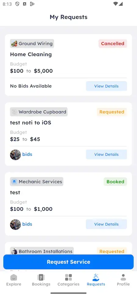 Uber for X 13 Uber for x-Inspired Mobile App Order Summary Screen