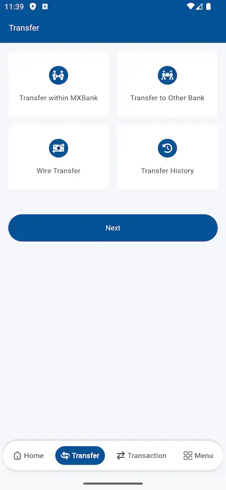 Banking Solution 14 Banking solution money transfer screen display
