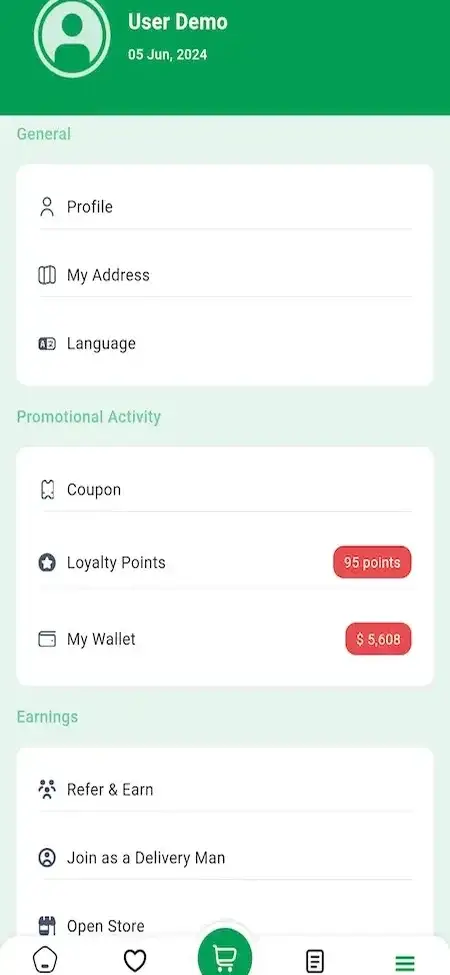 Netmeds Clone 18 User Profile Settings Screen Netmeds Alternate App