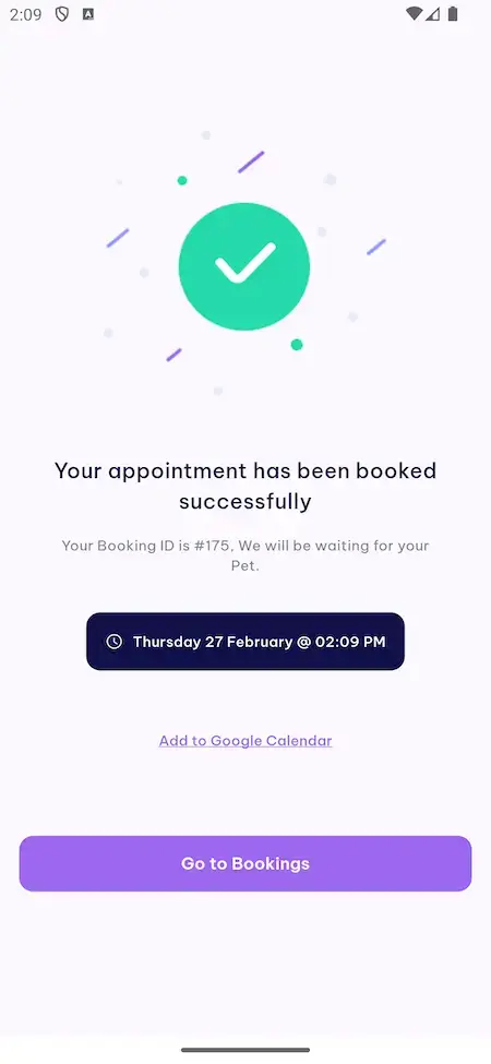 Rover Clone 18 Pet Service Booking Confirmation – Rover Clone