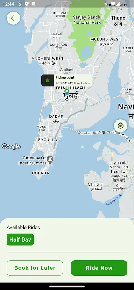 Grab Clone 14 Grab Clone Location Available Rides Screen.
