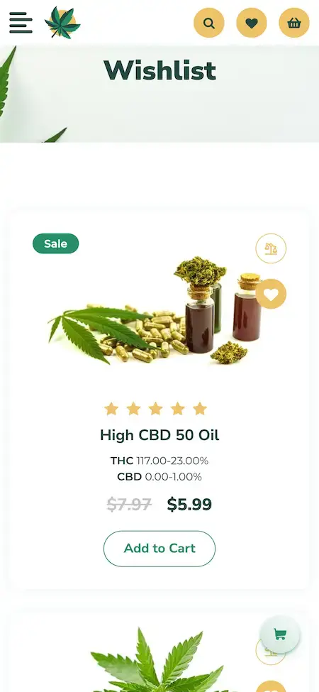 Weedmaps Clone 15 weedmap Clone Mobile App Order Details Screen
