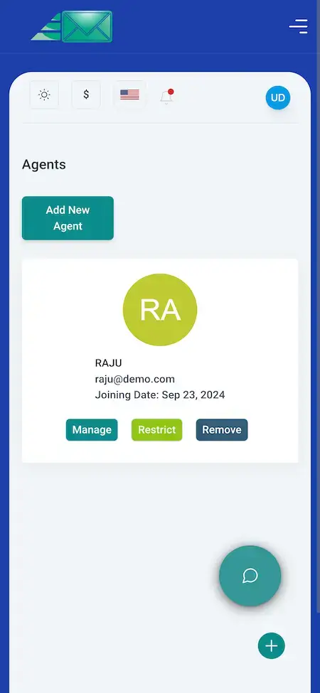 Mailchimp Clone 17 Mailchimp Inspired Mobile App Screen display user data