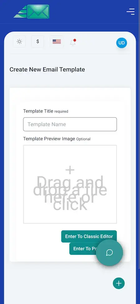 Mailchimp Clone 18 Mailchimp Inspired Mobile App Screen show template option