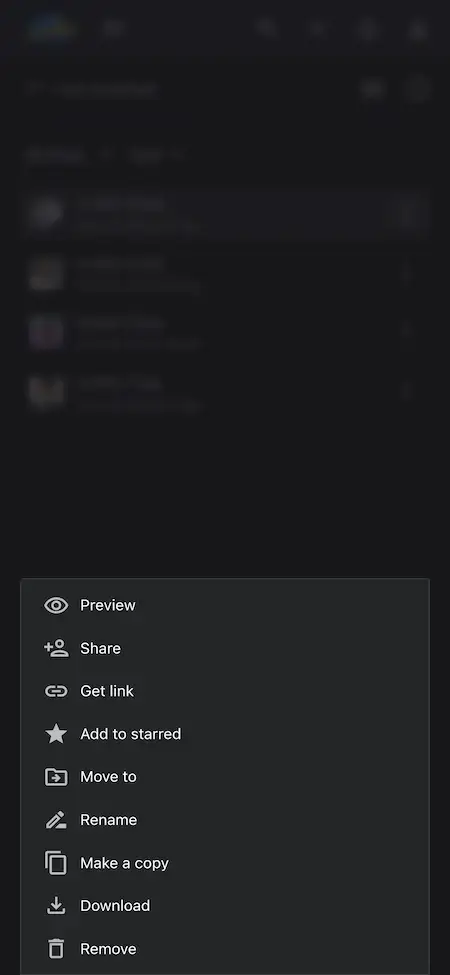Dropbox Clone 15 File Management Options Cloud Storage App UI