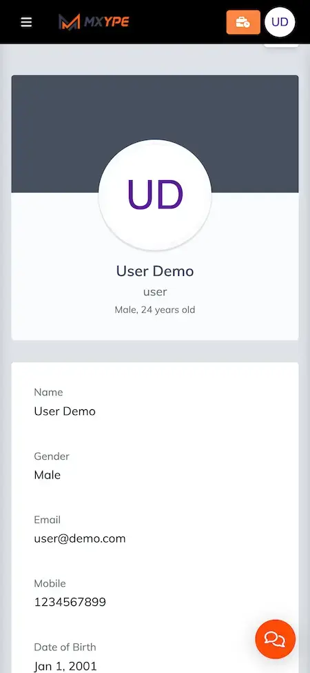 Skype Clone 19 Skype Clone Mobile App User Demo Screen.