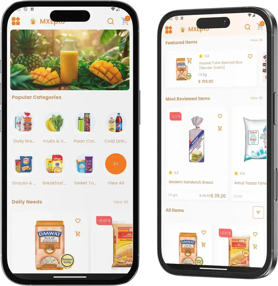 Grofers Clone 1 Grofers clone app