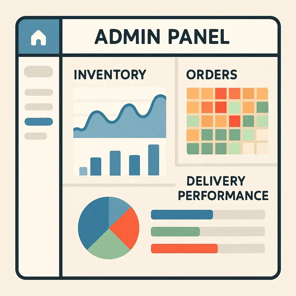 Top BigBasket App Features Explained 2 Admin Panel Dashboard