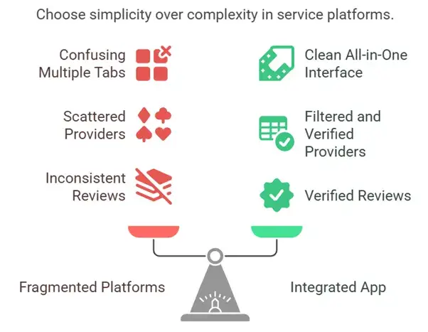 Try the Future of Local Services Free: Build with Our Thumbtack Clone 2 UX Friction in Fragmented Platforms