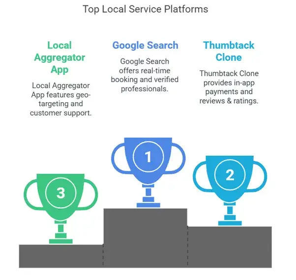 Try the Future of Local Services Free: Build with Our Thumbtack Clone 3 Feature Comparison โ Google vs Thumbtack Clone vs Aggregator App