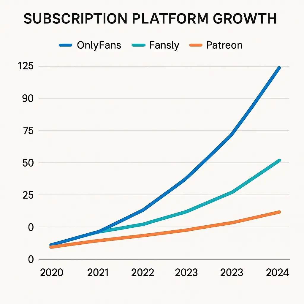 ย Fansly App Features List: What Makes It a Creator Magnet? 1 Subscription Platform Growth