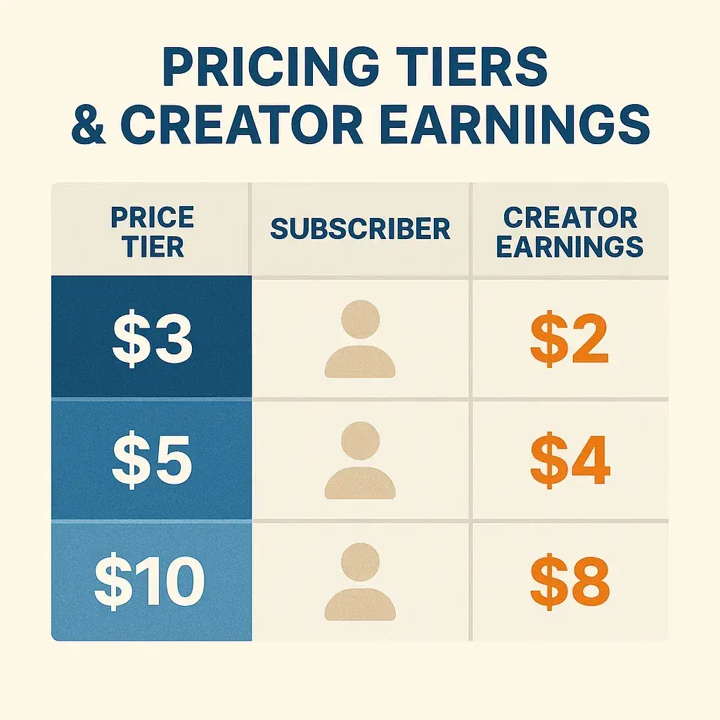 Top OnlyFans Features for Monetized Content Apps 1 Pricing Tiers Overview
