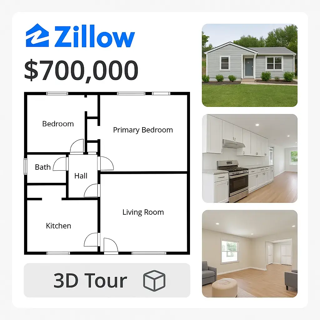Zillow App Features Explained for Startups & Founders 2 Zillow Listing Layout Display