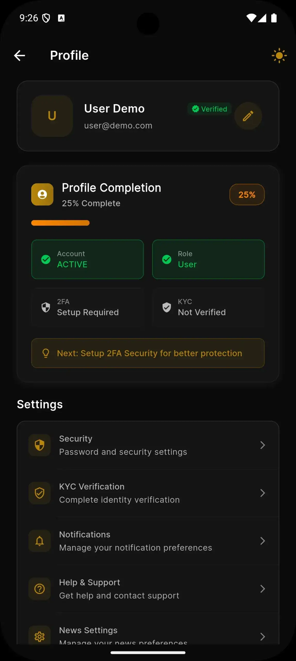 Binance Clone 12 Binance Clone App Screen 12 scaled