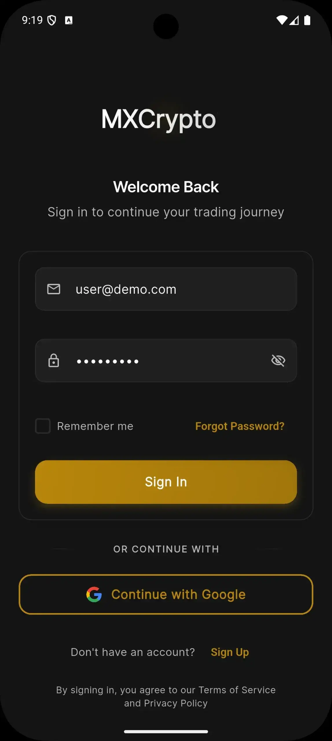 Binance Clone 21 Binance Clone App Screen 3 scaled