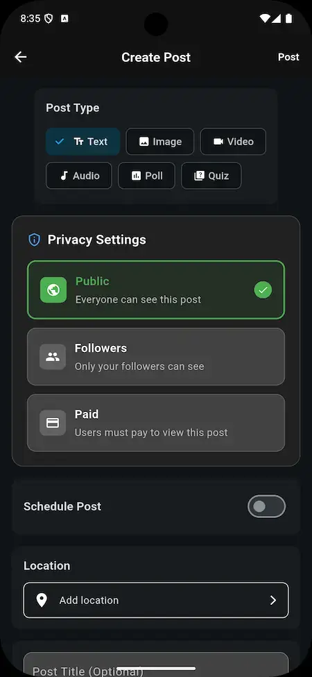 OnlyFans Clone 16 Onlyfans Clone App Screen 10