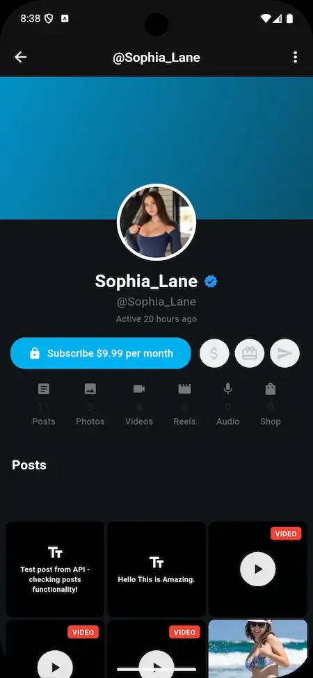 OnlyFans Clone 12 Onlyfans Clone App Screen 14