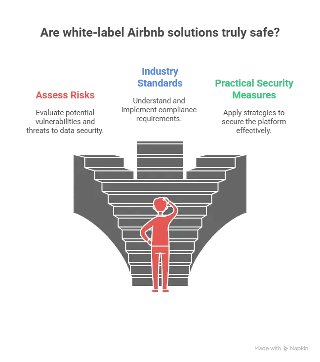 White-Label Airbnb Security: Risks, Compliance & Protection in 2025 1 Visual guide showing business risks, industry standards, and practical security measures for white-label app safety decisions