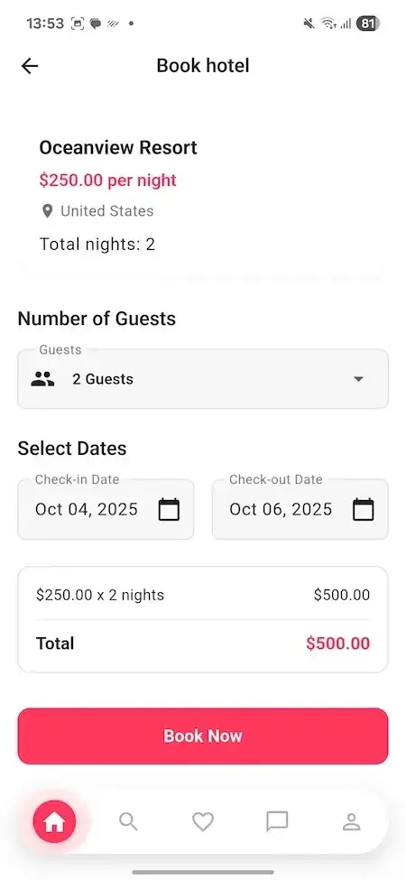 Airbnb Clone 16 Airbnb Clone App Screen 11