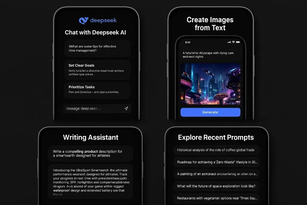 What is DeepSeek and How Does It Work? 2 deepseek feature screenshots