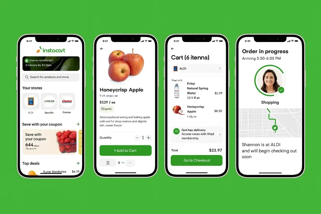 What is Instacart App and How Does It Work? 2 instacart app feature screenshots