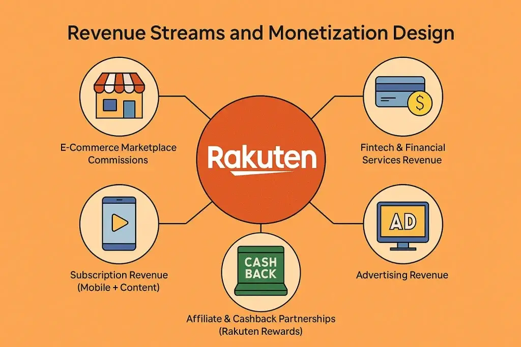 Business Model of Rakuten : Complete Strategy Breakdown 2025 1 Revenue Streams and Monetization Design 16