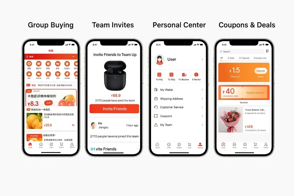What is Pinduoduo and How Does It Work? 2 pinduoduo app feature screenshots