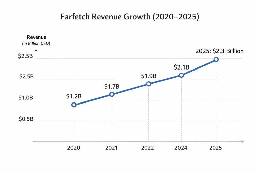 Farfetch Revenue Model: How Farfetch Makes Money in 2026 1 Cost vs Revenue visualization fairfetch