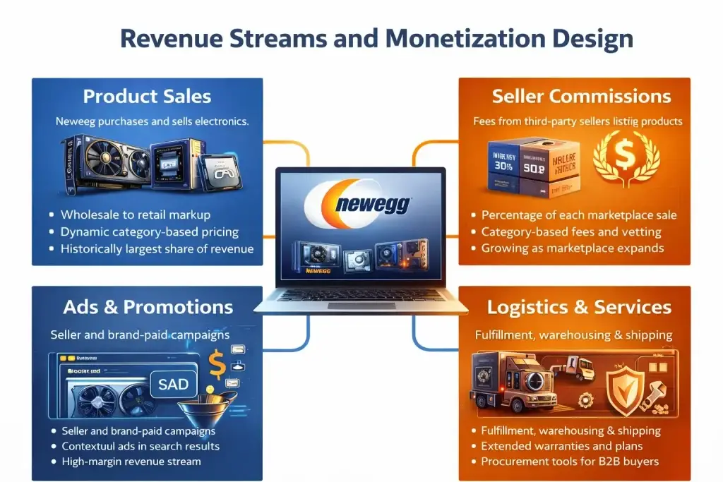 Business Model of Newegg : Complete Strategy Breakdown 2026 1 Revenue Streams and Monetization Design 31