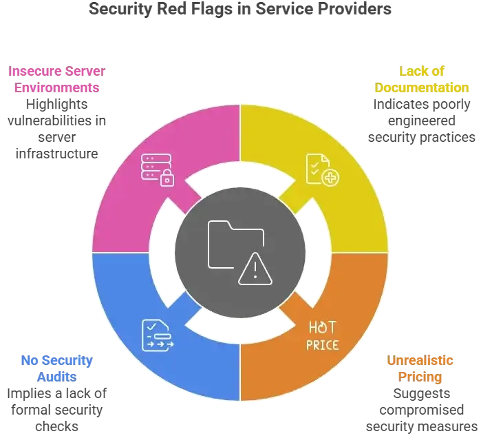 White-Label Practo App Security: Is It Really Safe in 2026? 2 visual infographic showing risks of unsafe white label healthcare app development including data breaches, hidden costs and lack of security