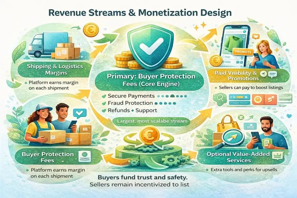 Business Model of Vinted : Complete Strategy Breakdown 2026 1 Revenue Streams and Monetization Design 32