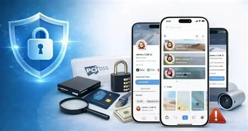 How Safe is a White-Label OnlyFans App? Security Guide 2026 1 Infographic showing OnlyFans app security and privacy features for fans and creators including 2FA, secure payments, and content protection
