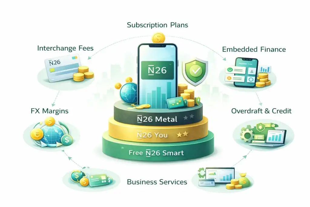 Business Model of N26 : Complete Strategy Breakdown 2026 1 Revenue Streams and Monetization Design 25