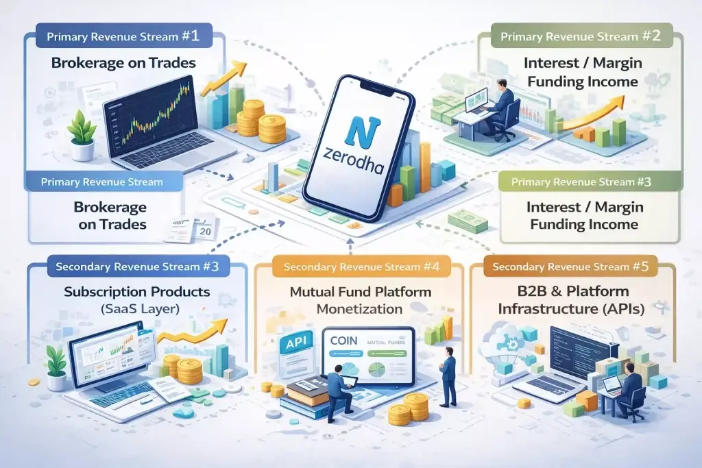 Business Model of Zerodha: Complete Strategy Breakdown 2026 1 Revenue Streams and Monetization Design 30