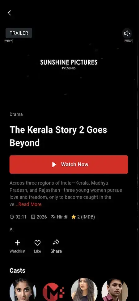 Netflix Clone 17 Netflix Clone App Movie Detail Page