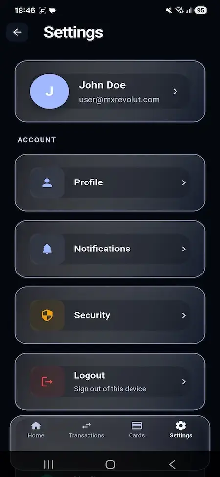 Revolut Clone 21 Revolut Clone Mobile App Screens12