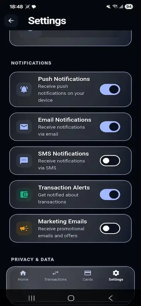 Revolut Clone 42 Revolut Clone Mobile App Screens24