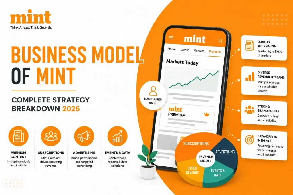 Business model of Mint strategy breakdown infographic for 2026