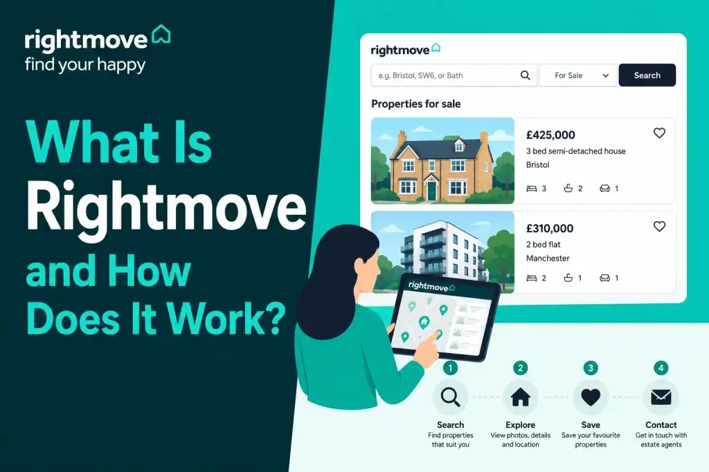 Rightmove property listing platform with home search, real estate listings, and property exploration features