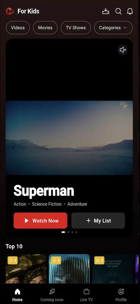 Netflix Clone 14 Home Screen Banner