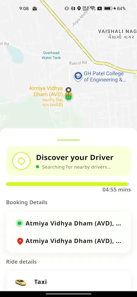 inDrive Clone 22 Indrive Clone Rider App Screen DiscoverYourDriver