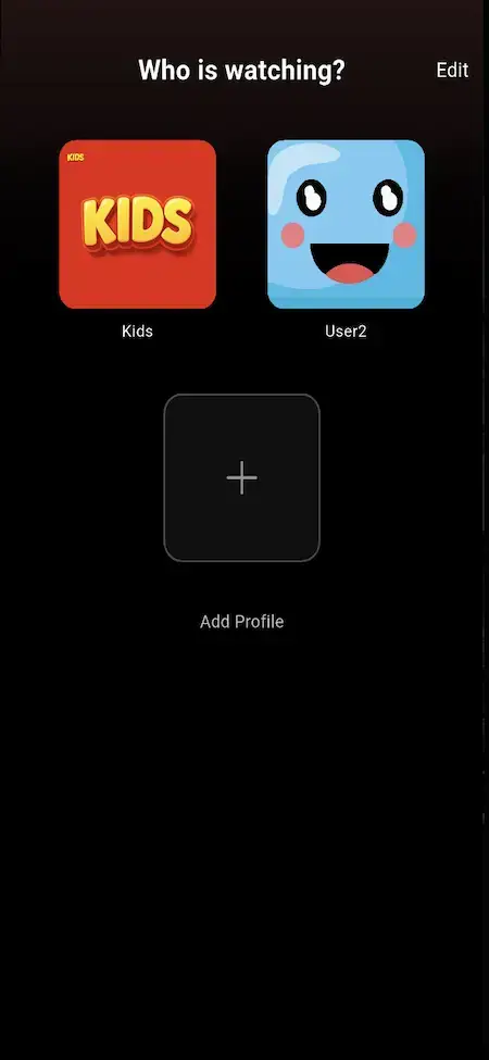 Netflix Clone 16 Select Profile Page