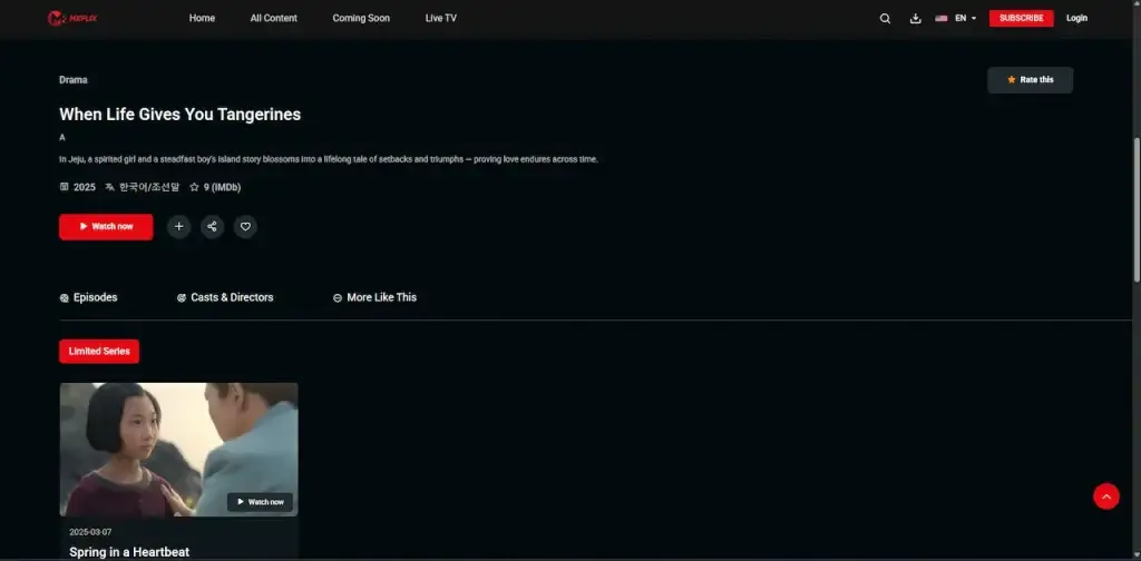 Netflix Clone 35 SeriesDetails